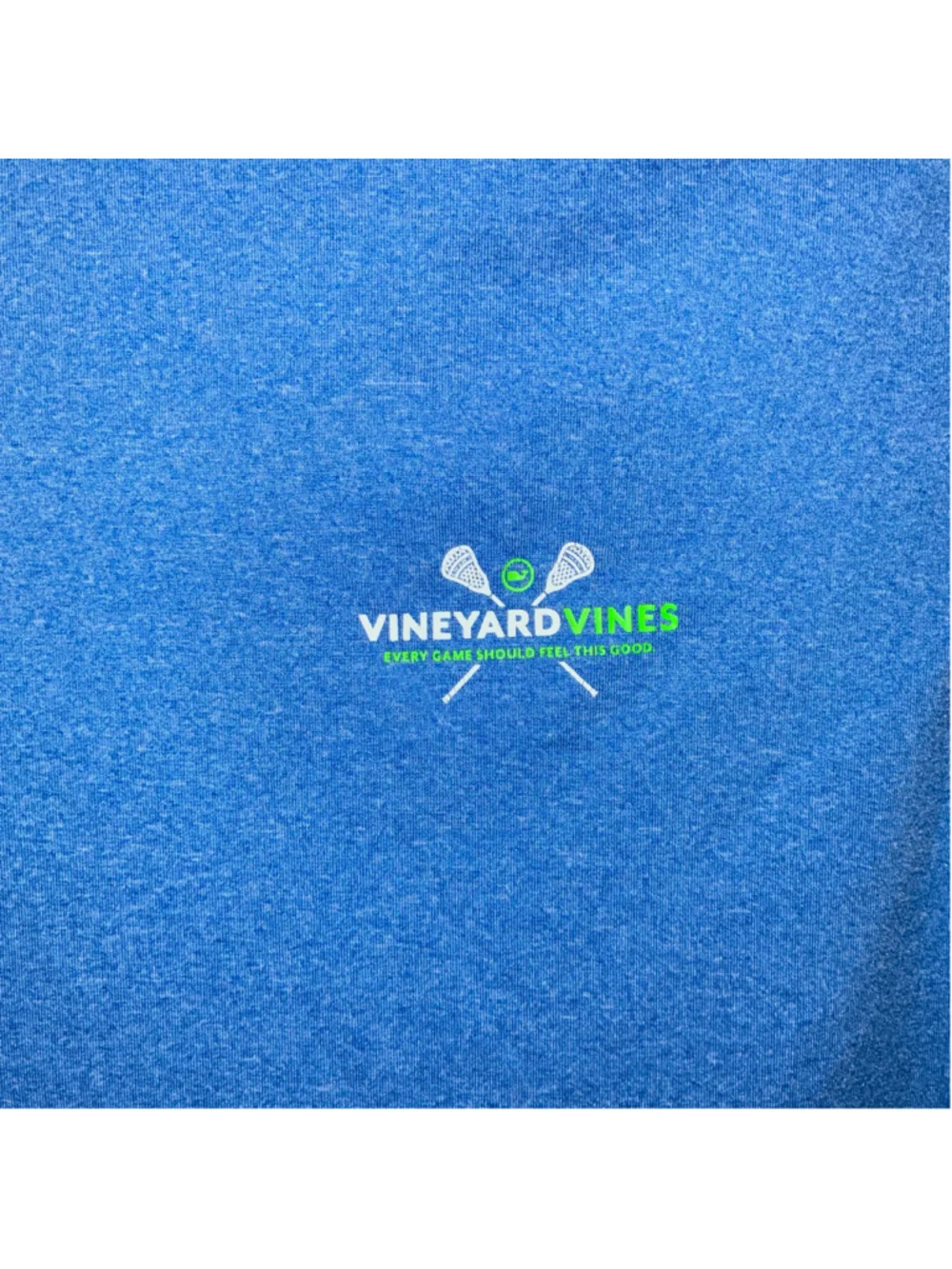 Boy’s Vineyard Vines Performance Lacrosse T-Shirt, Blue, Size L